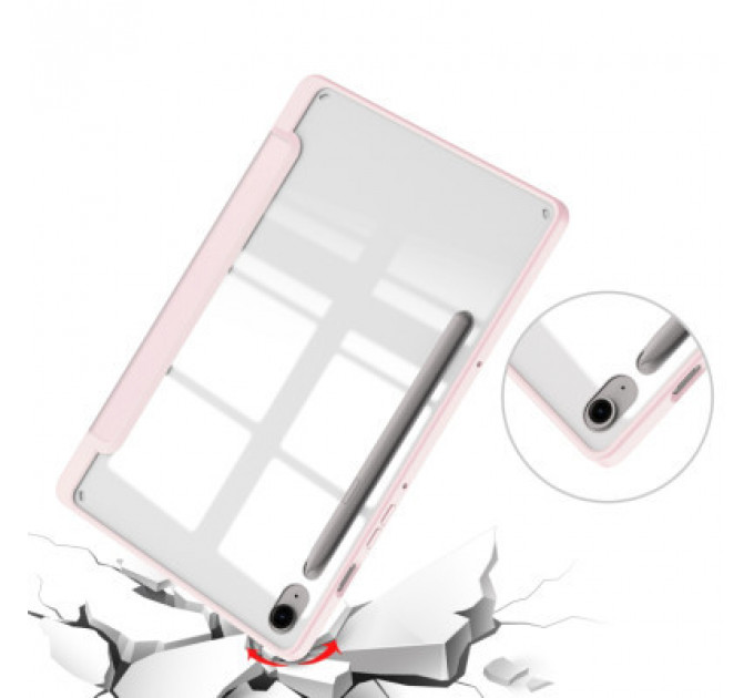 Чохол до планшета BeCover Soft Edge stylus holder Samsung Tab S9 (SM-X710/SM-X716)/S9 FE (SM-X510/SM-X516B) 11.0" Pink (710442)