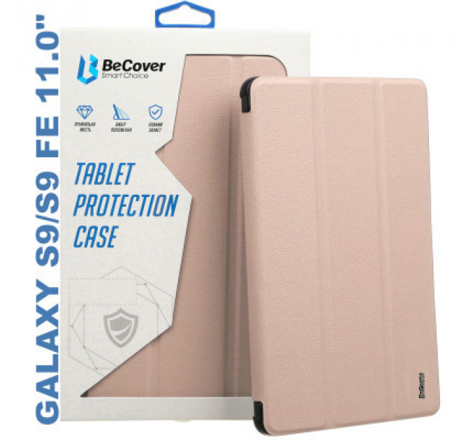 Чохол до планшета BeCover Soft Edge stylus holder Samsung Tab S9 (SM-X710/SM-X716)/S9 FE (SM-X510/SM-X516B) 11.0" Pink (710442)