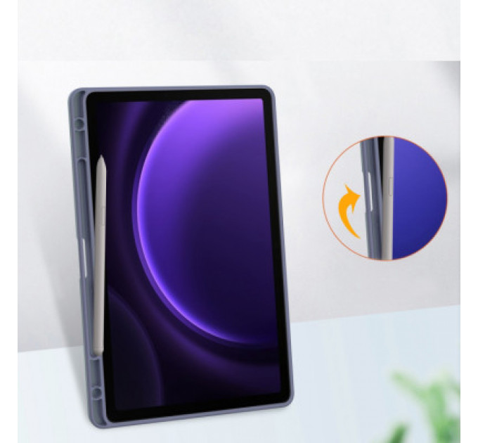 Чохол до планшета BeCover Soft Edge stylus holder Samsung Tab S9 (SM-X710/SM-X716)/S9 FE (SM-X510/SM-X516B) 11.0" Purple (710443)