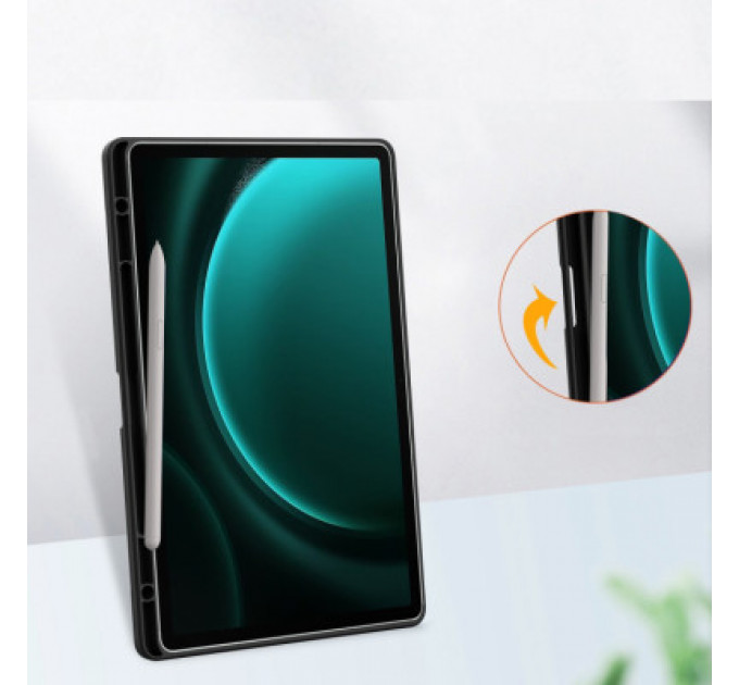 Чохол до планшета BeCover Soft Edge stylus holder Samsung Tab S9 Plus (SM-X810/SM-X816)/S9 FE Plus (SM-X610/SM-X616) 12.4" (710404)