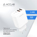 ACCLAB Зарядний пристрій ACCLAB AL-TC224 2хUSB 5В/2,4A/12W (1283126538834)