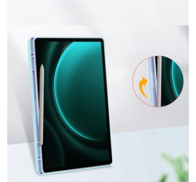 Чохол до планшета BeCover Soft Edge stylus holder Samsung Tab S9 Plus (SM-X810/SM-X816)/S9 FE Plus (SM-X610/SM-X616) 12.4" (710407)