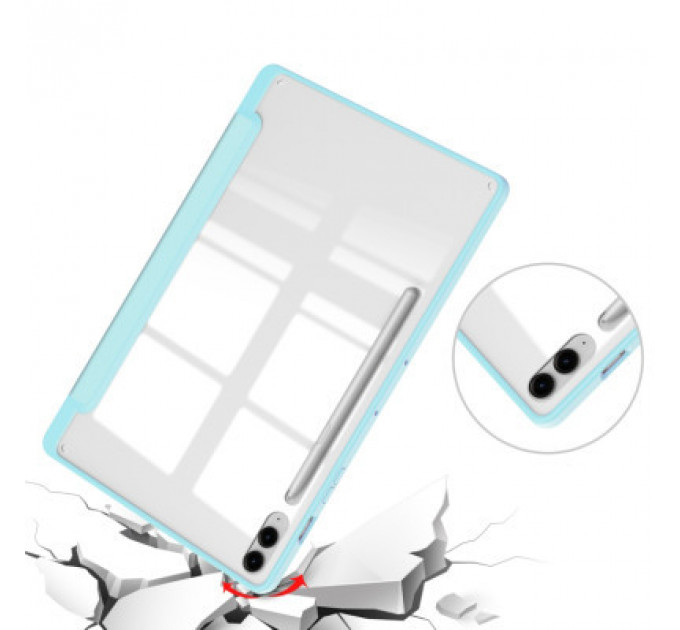 Чохол до планшета BeCover Soft Edge stylus holder Samsung Tab S9 Plus (SM-X810/SM-X816)/S9 FE Plus (SM-X610/SM-X616) 12.4" (710407)