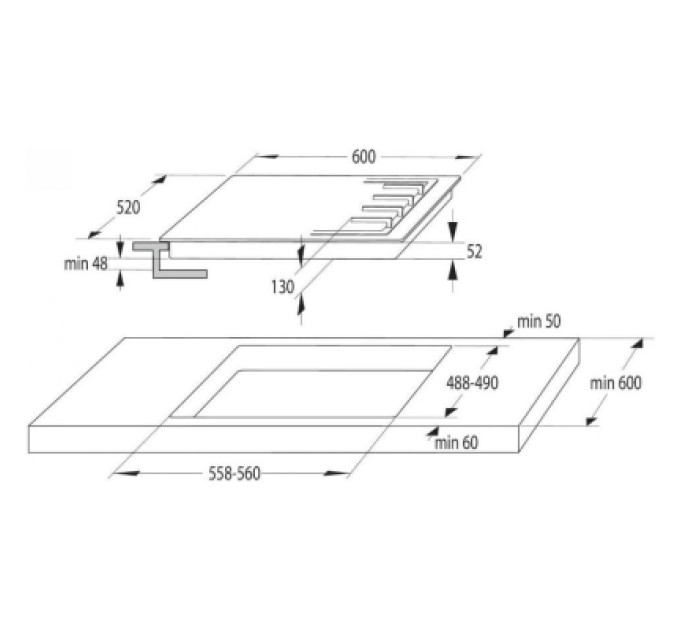 Gorenje Комплект вбудованої техніки Gorenje BO6735E02BK + G641EB (SET_BO6735E02BK_G641EB)