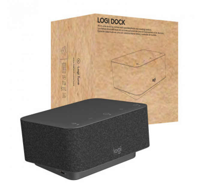 Порт-реплікатор Logitech Logi Dock - GRAPHITE - USB - EMEA - UC (L986-000024)
