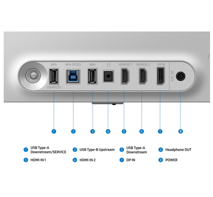 Samsung Монітор  Samsung Odyssey OLED G6 G60SF LS27FG602SIXUA Silver