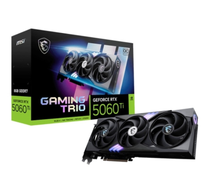 MSI Відеокарта MSI GeForce RTX5060Ti 8Gb GAMING TRIO OC (RTX 5060 Ti 8G GAMING TRIO OC)