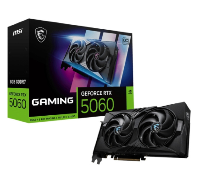 MSI Відеокарта MSI GeForce RTX5060 8Gb GAMING OC (RTX 5060 8G GAMING OC)