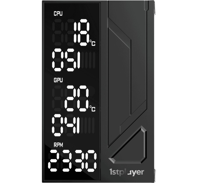 1stPlayer Кулер процесорний 1stPlayer FB12S-6 Black