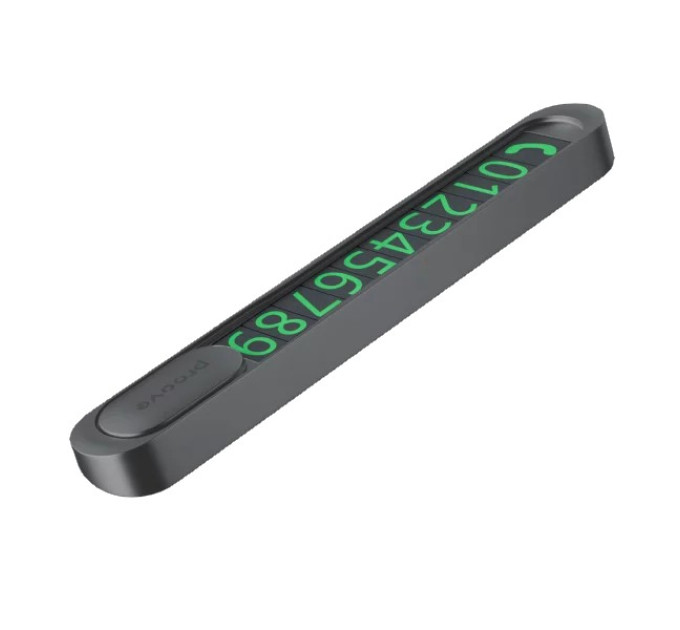 Proove Карта парковки Proove Parking Number Plate Metal Lock Dark Gray (AAPM00000005)