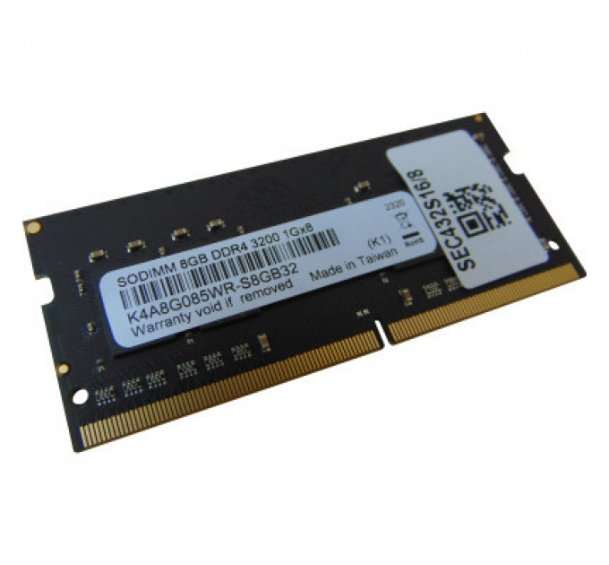 Модуль пам'яті для ноутбука SoDIMM DDR4 8GB 3200 MHz Samsung (SEC432S16/8)