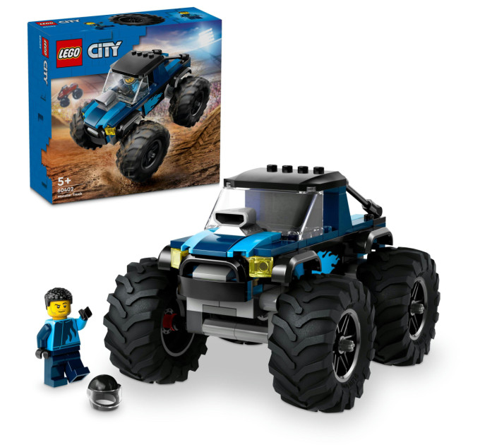 LEGO Конструктор LEGO City Синя вантажівка-монстр 148 деталей (60402)