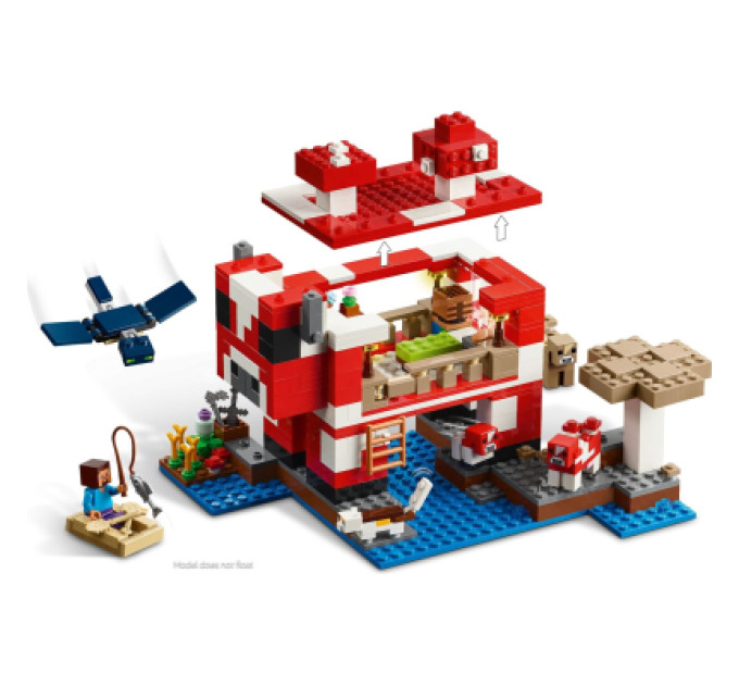 LEGO Конструктор LEGO Minecraft Грибний будинок (21270)
