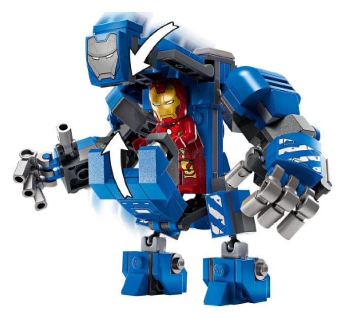 LEGO Конструктор LEGO Super Heroes Лабораторія Залізної Людини: зал обладунків (76315)