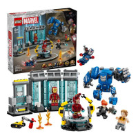 Конструктор LEGO Super Heroes Лабораторія Залізної Людини: зал обладунків (76315)