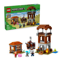 Конструктор LEGO Minecraft Аванпост розбійників та спустошувач (21278)
