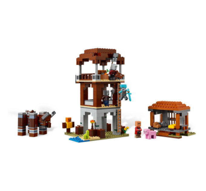 LEGO Конструктор LEGO Minecraft Аванпост розбійників та спустошувач (21278)