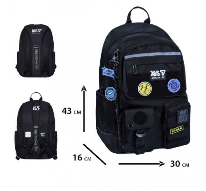 Yes Рюкзак шкільний Yes Vibe TS-43L (550344)