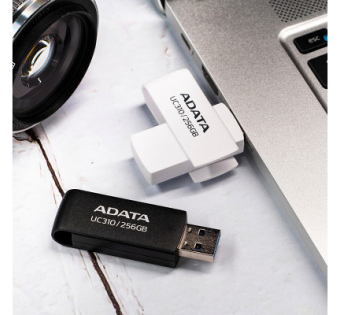 USB флеш накопичувач ADATA 128GB UC310 USB 3.2 Black (UC310-128G-RBK)