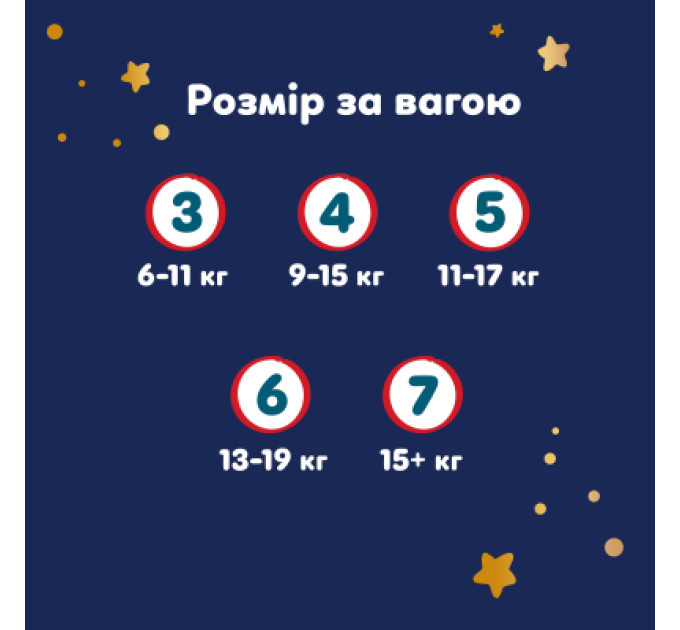 Підгузки Pampers Night Pants Розмір 6 (13-19 кг) 40 шт (8006530320603)