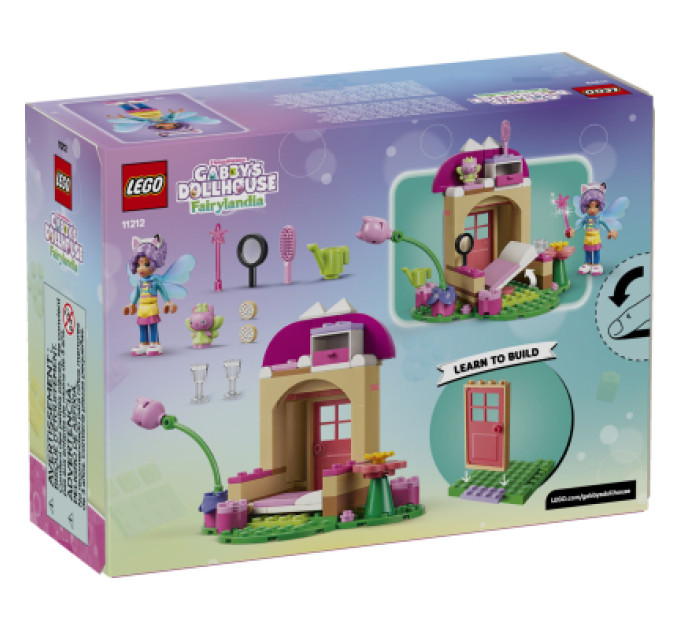 LEGO Конструктор LEGO Gabby's Dollhouse Садовий будиночок Котофеї (11212)