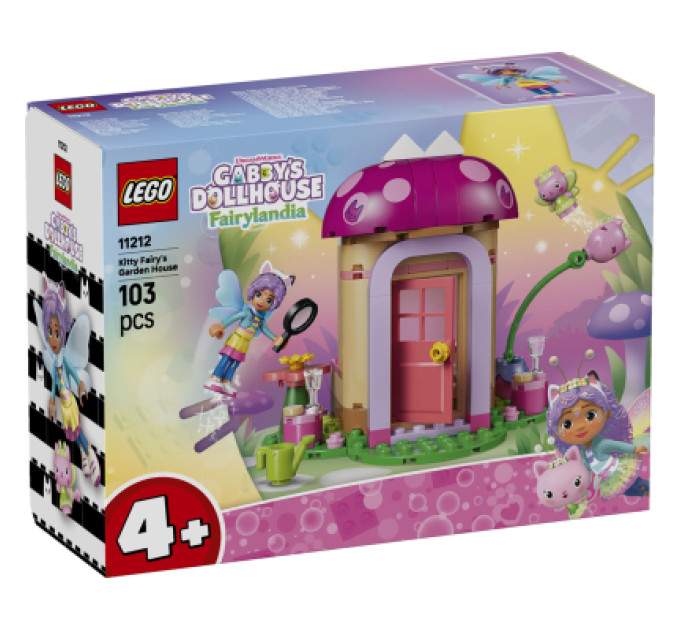 LEGO Конструктор LEGO Gabby's Dollhouse Садовий будиночок Котофеї (11212)