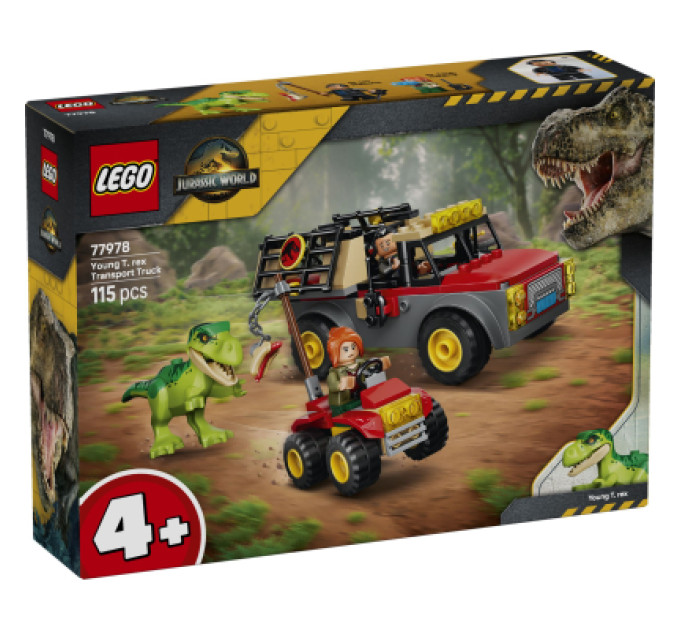 LEGO Конструктор LEGO Jurassic World Вантажівка для перевезення молодого тиранозавра (77978)