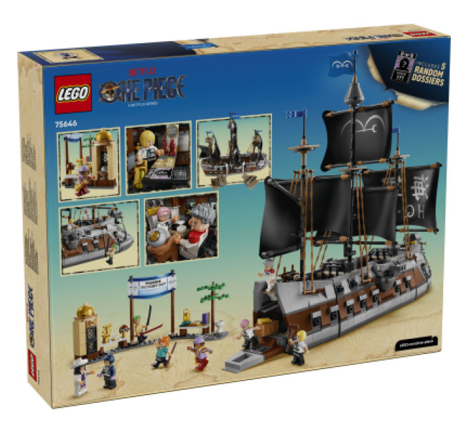 LEGO Конструктор LEGO One Piece Морський бойовий корабель Ґарпа (75646-)