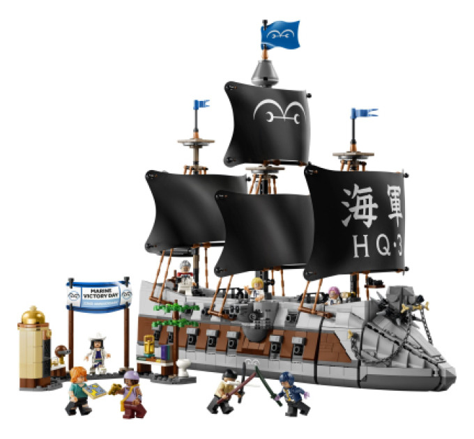 LEGO Конструктор LEGO One Piece Морський бойовий корабель Ґарпа (75646-)