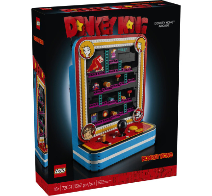 LEGO Конструктор LEGO Super Mario Аркадна гра Donkey Kong (72051)