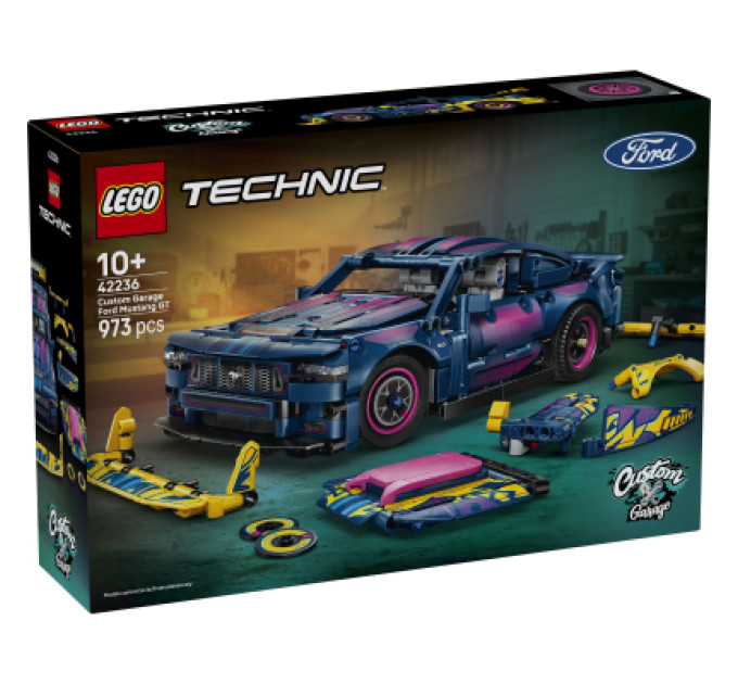 LEGO Конструктор LEGO Technic Тюнінг-гараж з автомобілем Ford Mustang GT (42236)