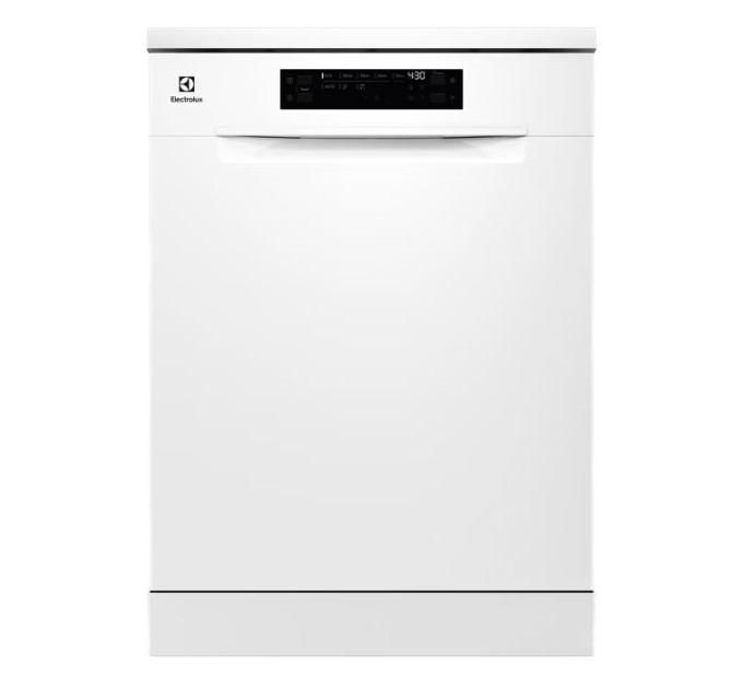 Посудомийна машина Electrolux, 14компл., D, 60см, дисплей, інвертор, 3й кошик, білий