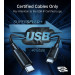Choetech Дата кабель USB-C to USB-C 0.8m USB 4 100W 40Gbps 8K60Hz Choetech (XCC-1028)