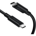 Choetech Дата кабель USB-C to USB-C 0.8m USB 4 100W 40Gbps 8K60Hz Choetech (XCC-1028)