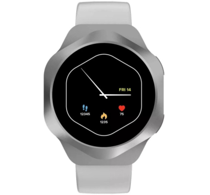 Canyon Смарт-годинник Canyon Hexagon SW-88 BT-CALL Silver (CNS-SW88SS)