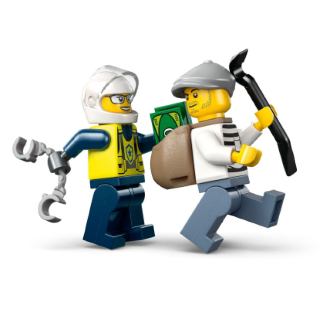 Конструктор LEGO City Переслідування на поліцейському мотоциклі (60455)