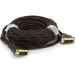 Merlion Кабель мультимедійний DVI M to DVI M 10.0m 24+1pin black/red Merlion (YT-DVI(M)/(M)NY/RD-10m)