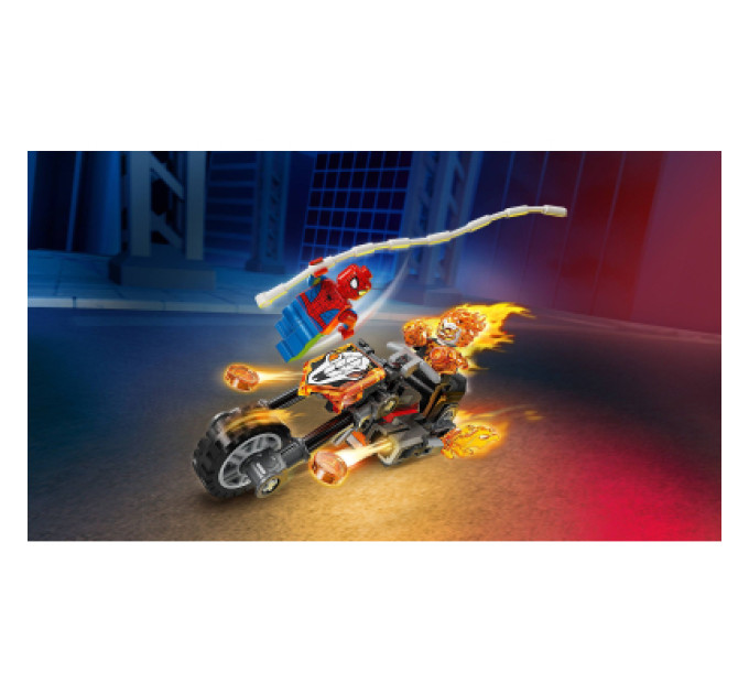 Конструктор LEGO Super Heroes Людина-павук vs. Примарний вершник на мотоциклі (76335)