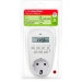 EUROELECTRIC Таймер-розетка EUROELECTRIC 16A/3600W 7дн, White (ST-16A/3,60kW(E))