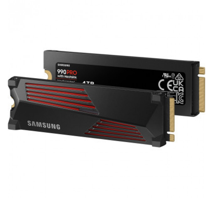 Накопичувач SSD M.2 2280 4TB 990 PRO with Heatsink Samsung (MZ-V9P4T0GW)
