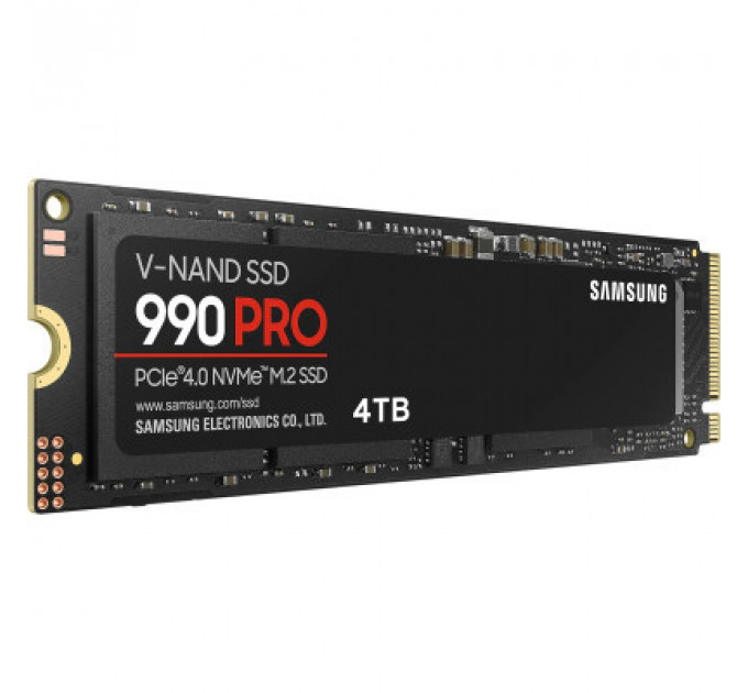Накопичувач SSD M.2 2280 4TB 990 PRO Samsung (MZ-V9P4T0BW)