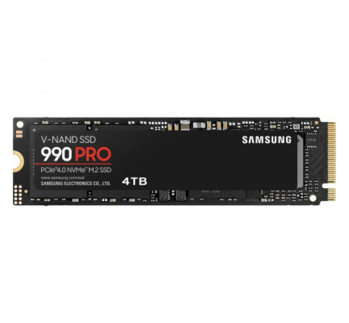 Накопичувач SSD M.2 2280 4TB 990 PRO Samsung (MZ-V9P4T0BW)