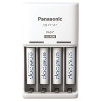 Зарядний пристрій Basic Charger + Акумулятор Eneloop NI-MH AAA 800 мАг, 4 шт. Зарядний пристрій Basic Charger + Акумулятор Eneloop NI-MH AAA 800 мАг, 4 шт.