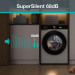 Пральна машина Gorenje фронтальна, 10кг, 1400, A+++, 60см, дисплей, пара, Wi-Fi, інвертор, білий