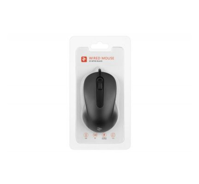 2E Мишка 2E MF160 USB Black (2E-MF160UB)