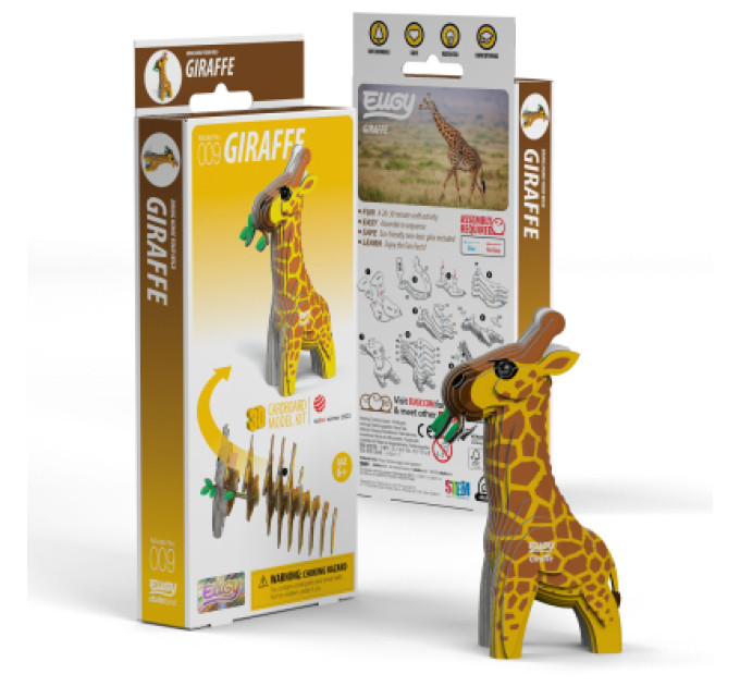 Eugy Пазл Eugy 3D Зоопарк Жираф (XEG-009)