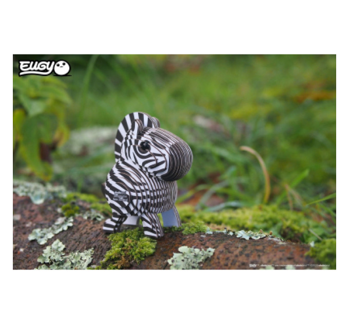 Eugy Пазл Eugy 3D Зоопарк Зебра (XEG-011)