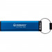 USB флеш накопичувач Kingston 64GB IronKey Keypad 200 AES-256 Encrypted Blue USB 3.2 (IKKP200/64GB)