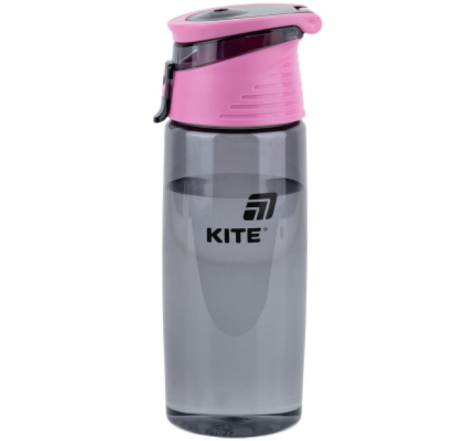 Kite Поїльник-непроливайка Kite 550 мл, сіра (K25-401-1)