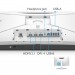 BenQ Монітор BenQ EX2710U WHITE (9H.LKTLA.TBE)